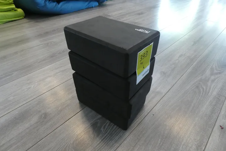 4x Mirafit Yoga-Blöcke, schwarz
